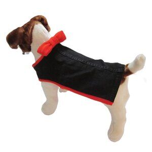 Reversible Dog Denim Coat NEW red trim